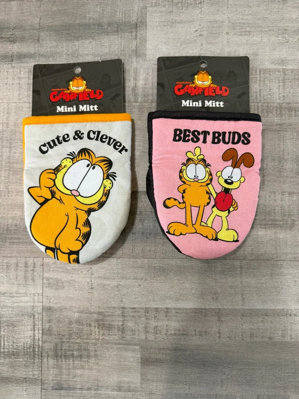 Nickelodeon Garfield Kitchen Set 4 Pc Oven Mitt Towel Mini Mitts NWT 2026
